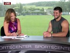 espn and fox may be preparing to battle over tim tebow