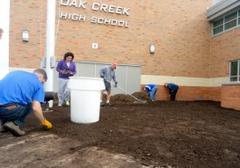 high school expands prairie garden, honors murphy